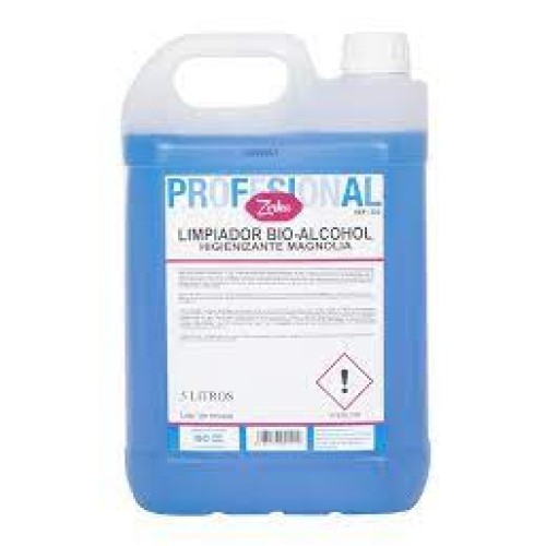 ZORKA PROFESIONAL LIMPIADOR BIO-ALCOHOL MAGNOLIA  5 LTR.C/4 FREGASUELOS Y LIMPIADORES LIQ.